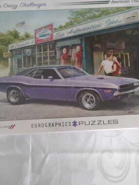 EuroGraphics Plum Crazy Challenger 1000 Piece Jigsaw Puzzle Classic 1970 Dodge